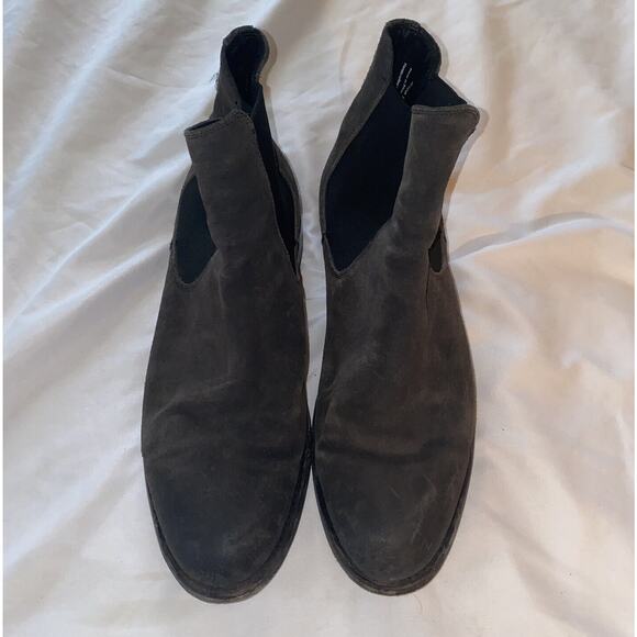 Thursday Boots‎ Cavalier Shadow Gray Brown Men’s Suede Chelsea Boots Size 9 - Picture 2 of 16